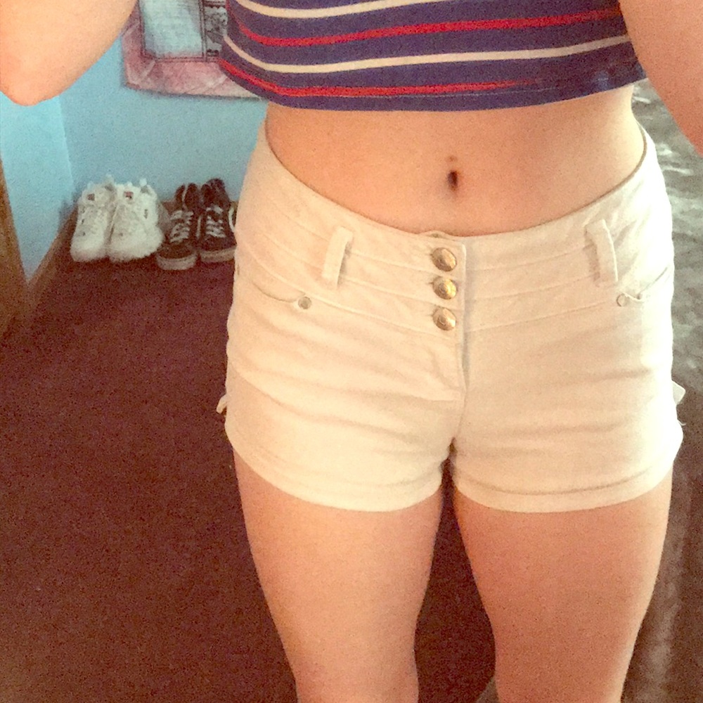 White shorts